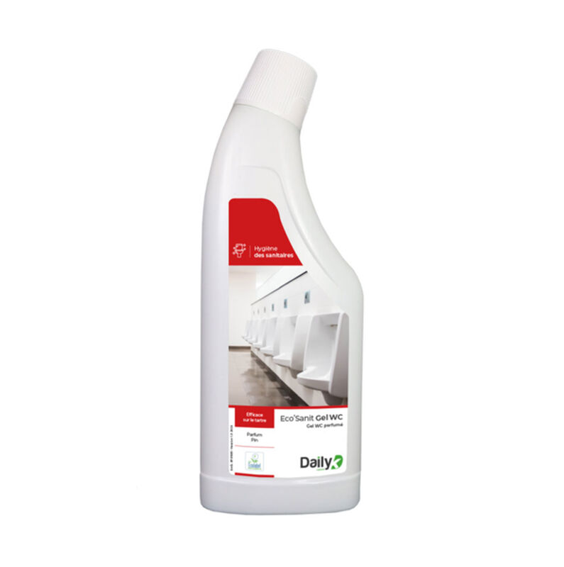 Image de Gel WC nettoyant parfumé Ecolabel ECO'SANIT DAILYK GREEN-Flacon 750ML