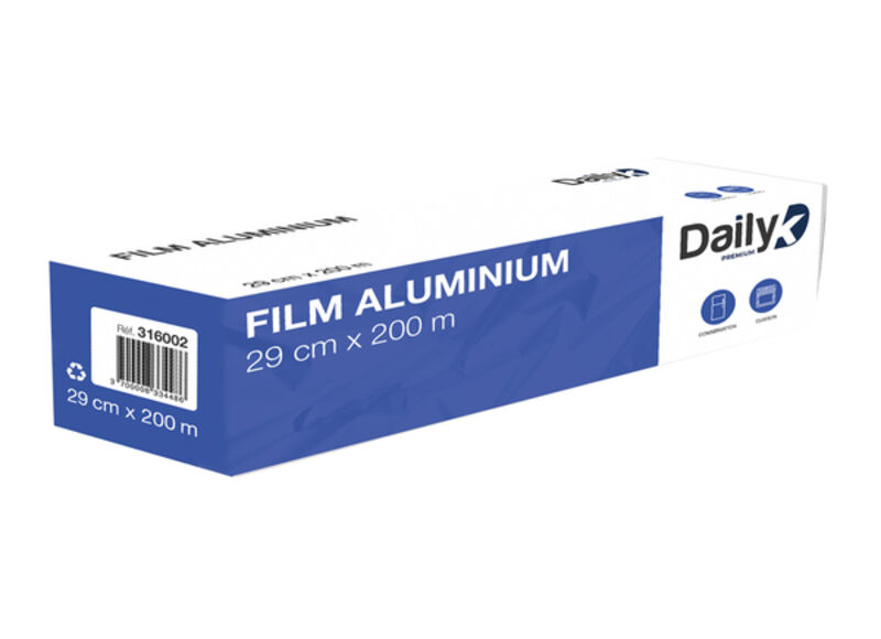 Image de Film aluminium 29cm x 200m boite distributrice - Ct 6