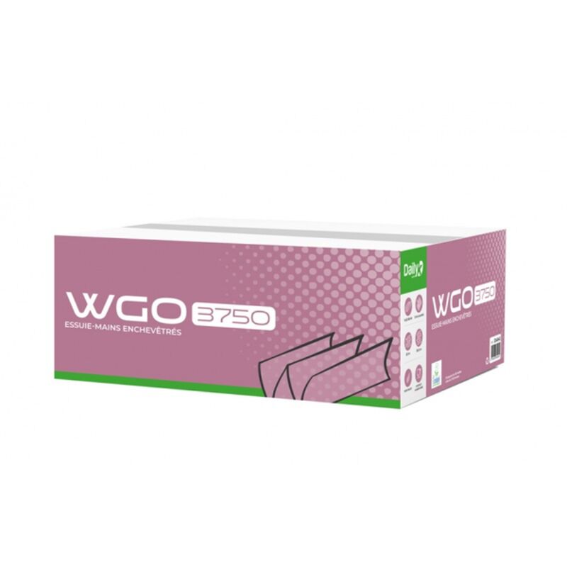 Image de Essuie-mains W PO blanc ECOLABEL WGO 3750 DAILYK GREEN - Ct 3750 fts