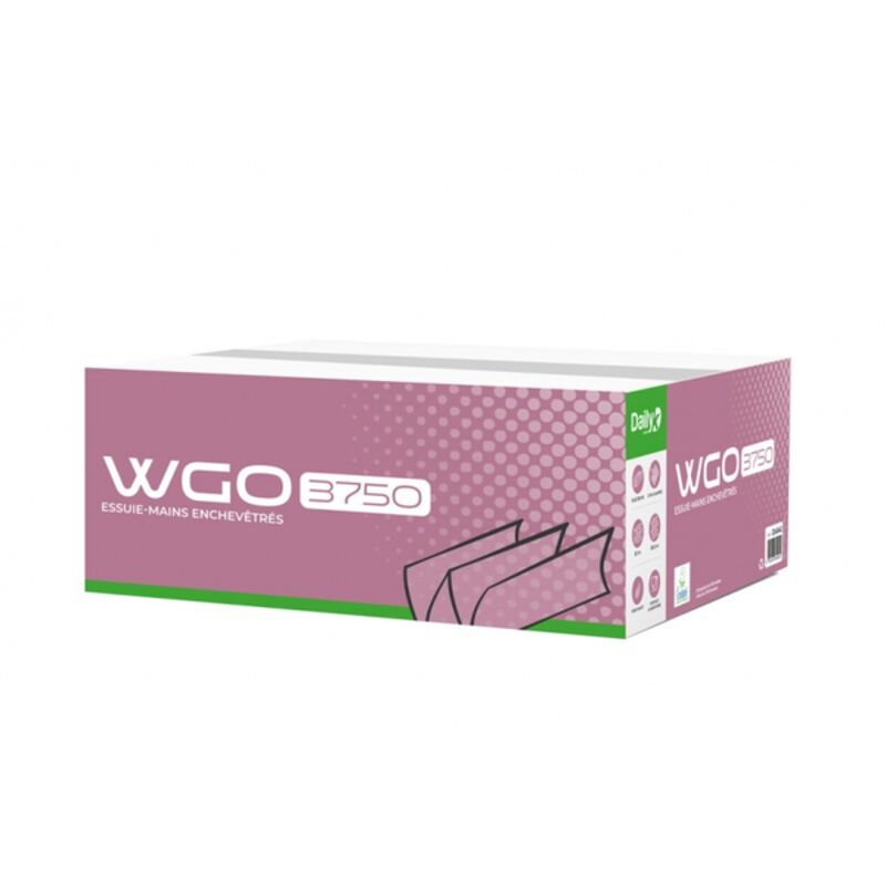 Image de Essuie-mains W PO blanc ECOLABEL WGO 3750 DAILYK GREEN - Ct 3750 fts