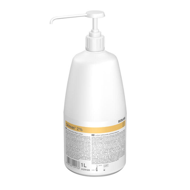 Image de Savon antiseptique flacon SKINSAN 2% - Flacon pompe 1L